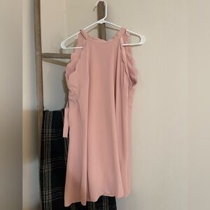 Vanilla Bay Blush Pink Mini Dress